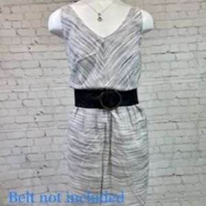Cotton & Linen Grey Sleeveless Dress
